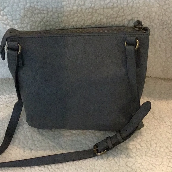 Sonoma gray faux leather crossbody purse bag - Picture 4 of 7